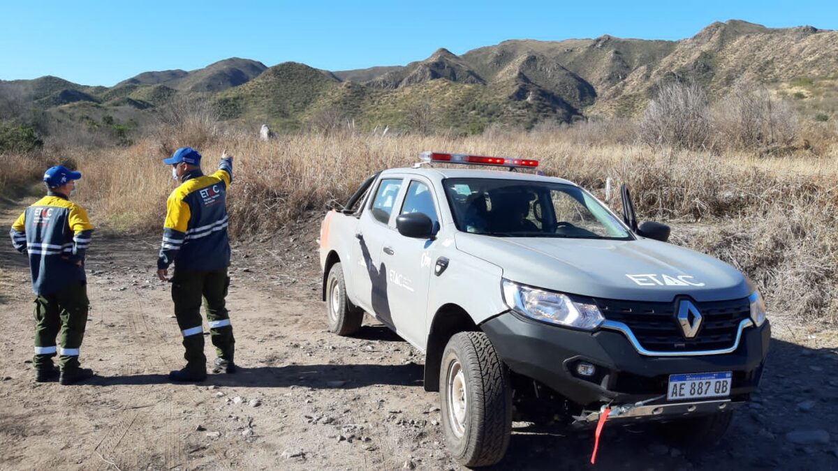 El Equipo Técnico de Acción ante Catástrofes está trabajando en Sierras Chicas